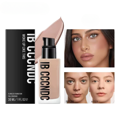 High Coverage Foundation – Waterproof &amp; Smooth Finish
