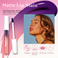 Long-Lasting Waterproof Lip Gloss – Pink &amp; Natural