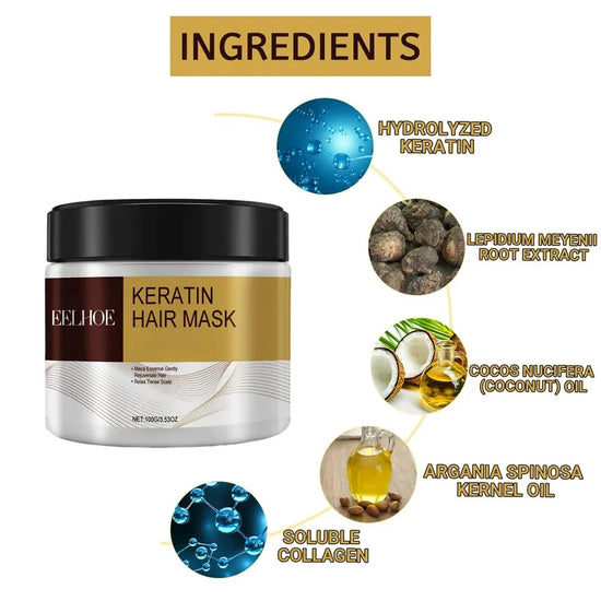 Keratin Hair Mask – Deep Nourishment &amp; Intense Repair