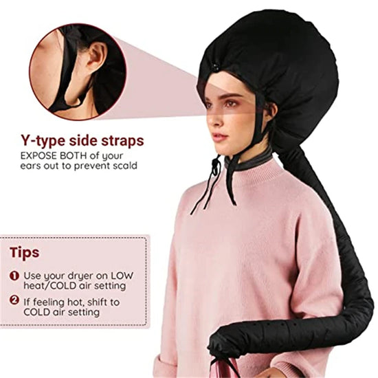 Curly Hair Quick-Dry Salon Cap