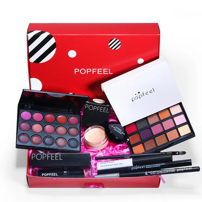 Makeup Gift Set – Eyeshadow, Foundation &amp; Lip Gloss