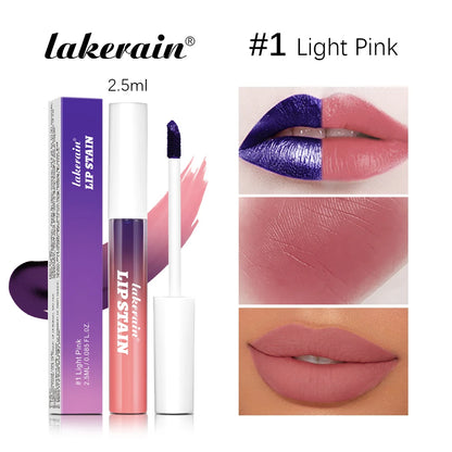 Long-Lasting Waterproof Lip Gloss – Pink &amp; Natural